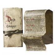 The Hobbit Bilbo Baggins Deed of Contract Prop Replica